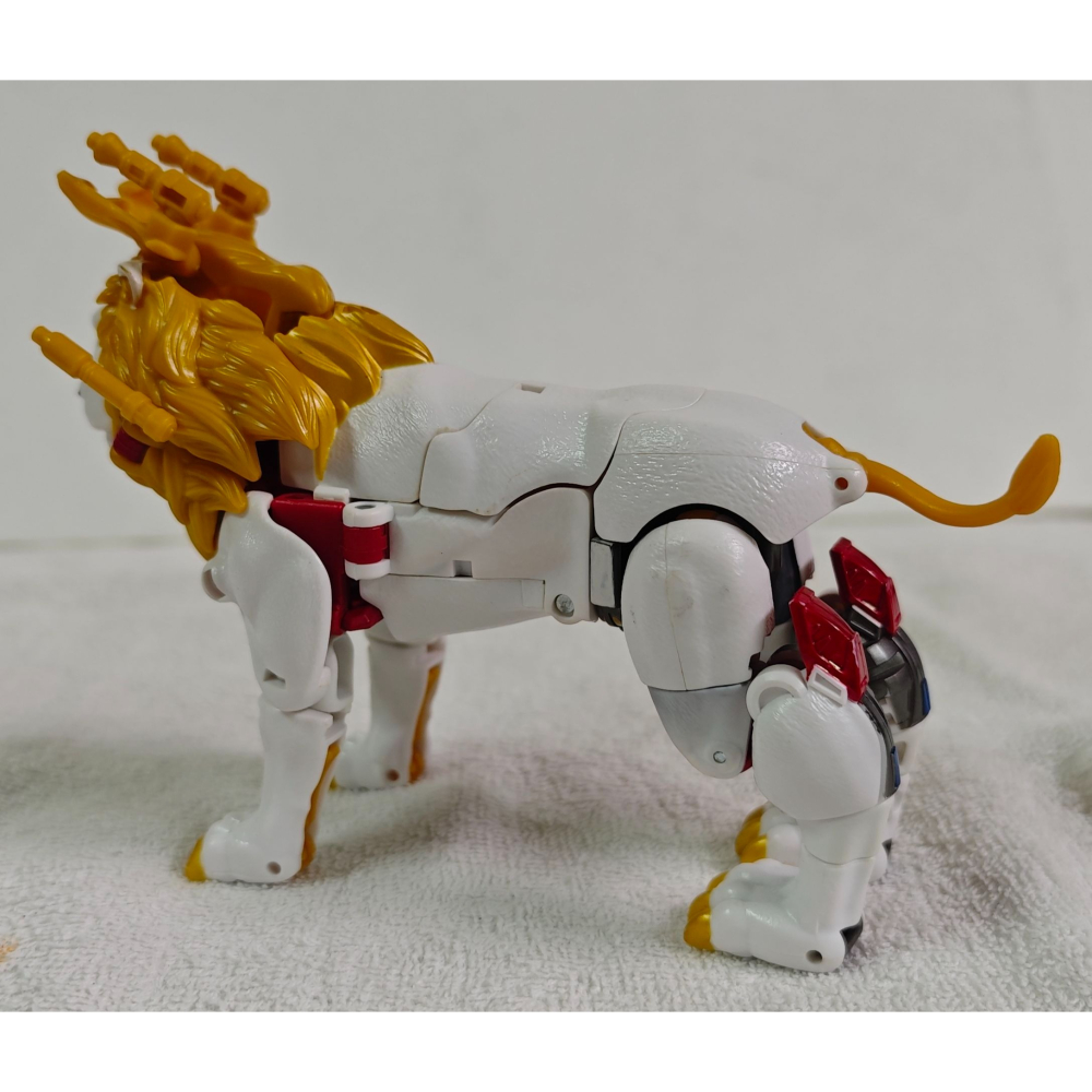變形金剛 LEGACY 傳承 V級 白獅 獅王 柯博文 LEO PRIME-細節圖5