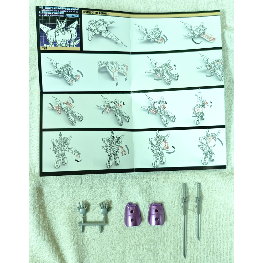 變形玩具 NEWAGE 小比例 TYR 提爺 H43EX NA 玩具色 狂飆-細節圖6