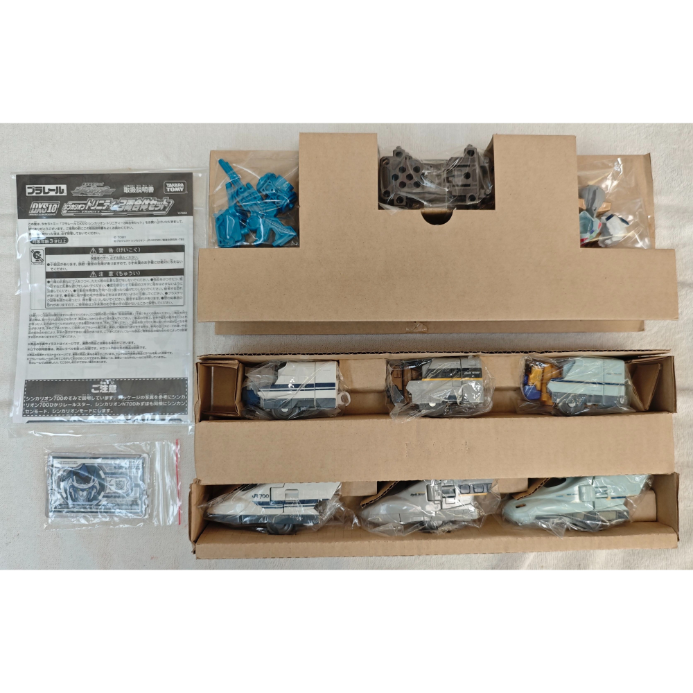 TAKARA TOMY 新幹線變形機器人 DXS10 三車合體 托尼提號 TRINITY-細節圖3