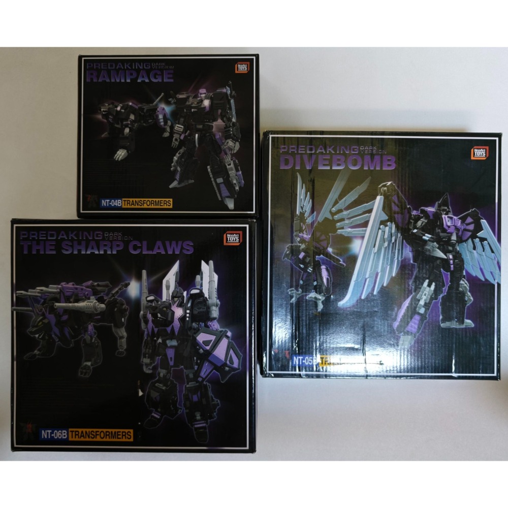 變形玩具 野獸合體 NT 暗黑衝雲霄 KO MMC 全六款一套出售-細節圖3