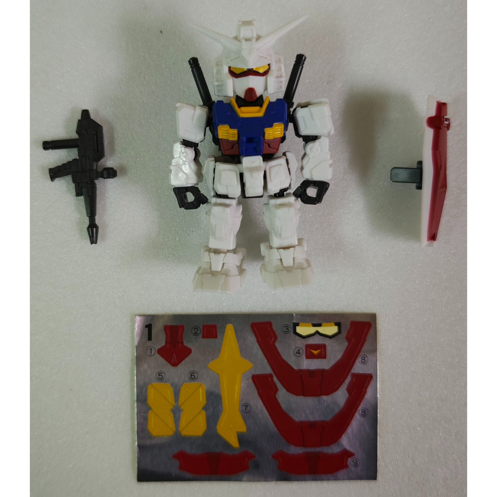 已組 MOBILITY JOINT GUNDAM Vol.1 盒玩 初代鋼彈 + EX配件-細節圖2