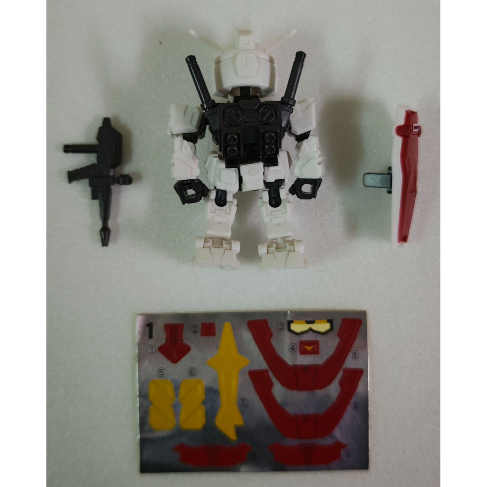 已組 MOBILITY JOINT GUNDAM Vol.1 盒玩 初代鋼彈 + EX配件-細節圖3