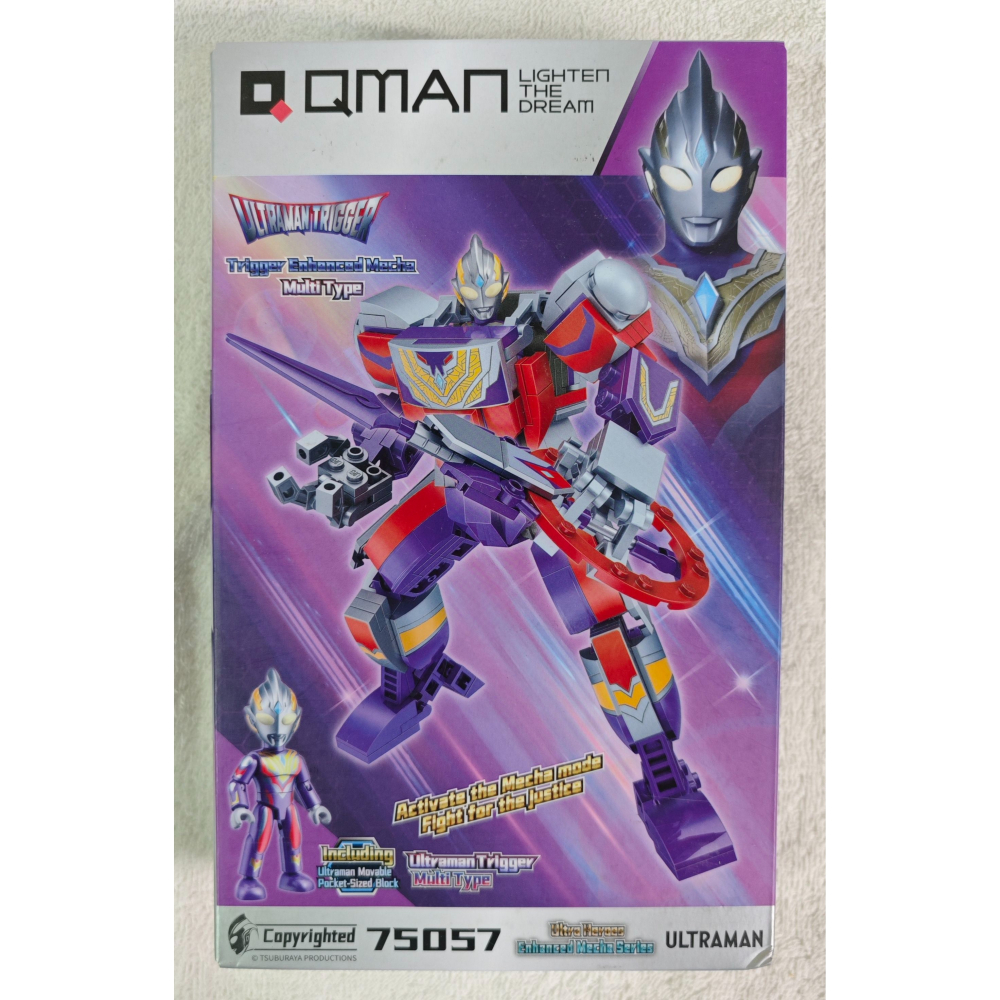 QMAN 啟蒙積木 75057 超人力霸王 特利卡強化機甲