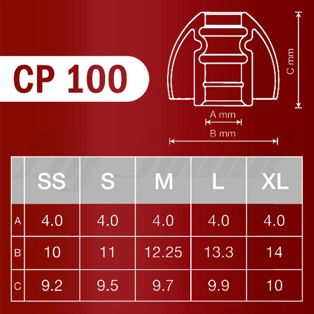 SpinFit CP100 矽膠耳塞 耳塞-細節圖3
