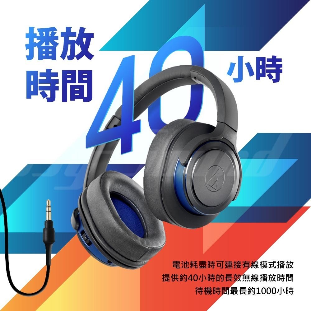 鐵三角  ATH-WS660BT 無線 藍牙 便攜型 耳罩式 頭戴 耳機 耳罩耳機-細節圖6