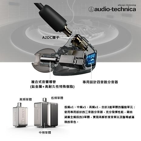 鐵三角 ATH-LS300 平衡電樞型耳塞式耳機 有線耳機【日本製】【送升級藍牙AT-WLA1】-細節圖3