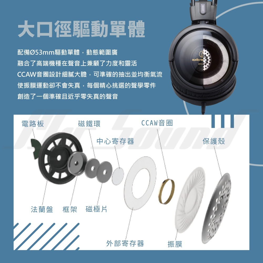 鐵三角 ATH-A500Z 密閉式頭戴式耳機 耳罩耳機 台灣公司貨-細節圖4