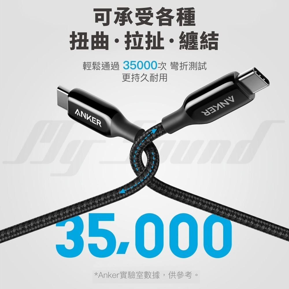 ANKER A8863 快充線 1.8M USB-C to USB-C-細節圖3