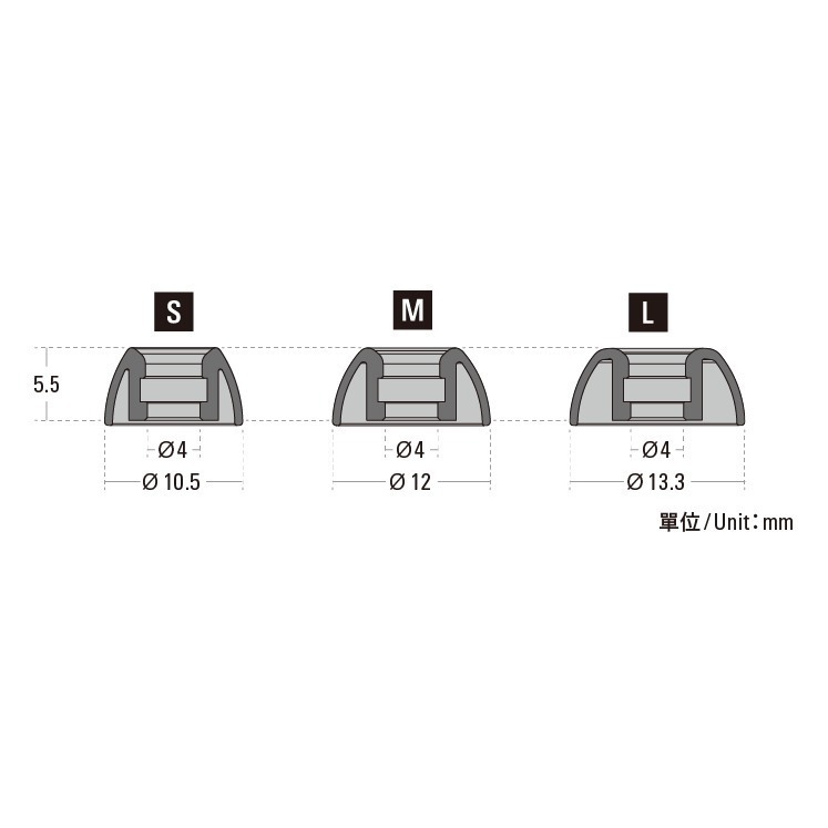 鐵三角 AT-ER500 替換用耳塞 ABSORTOMER 耳塞-細節圖8