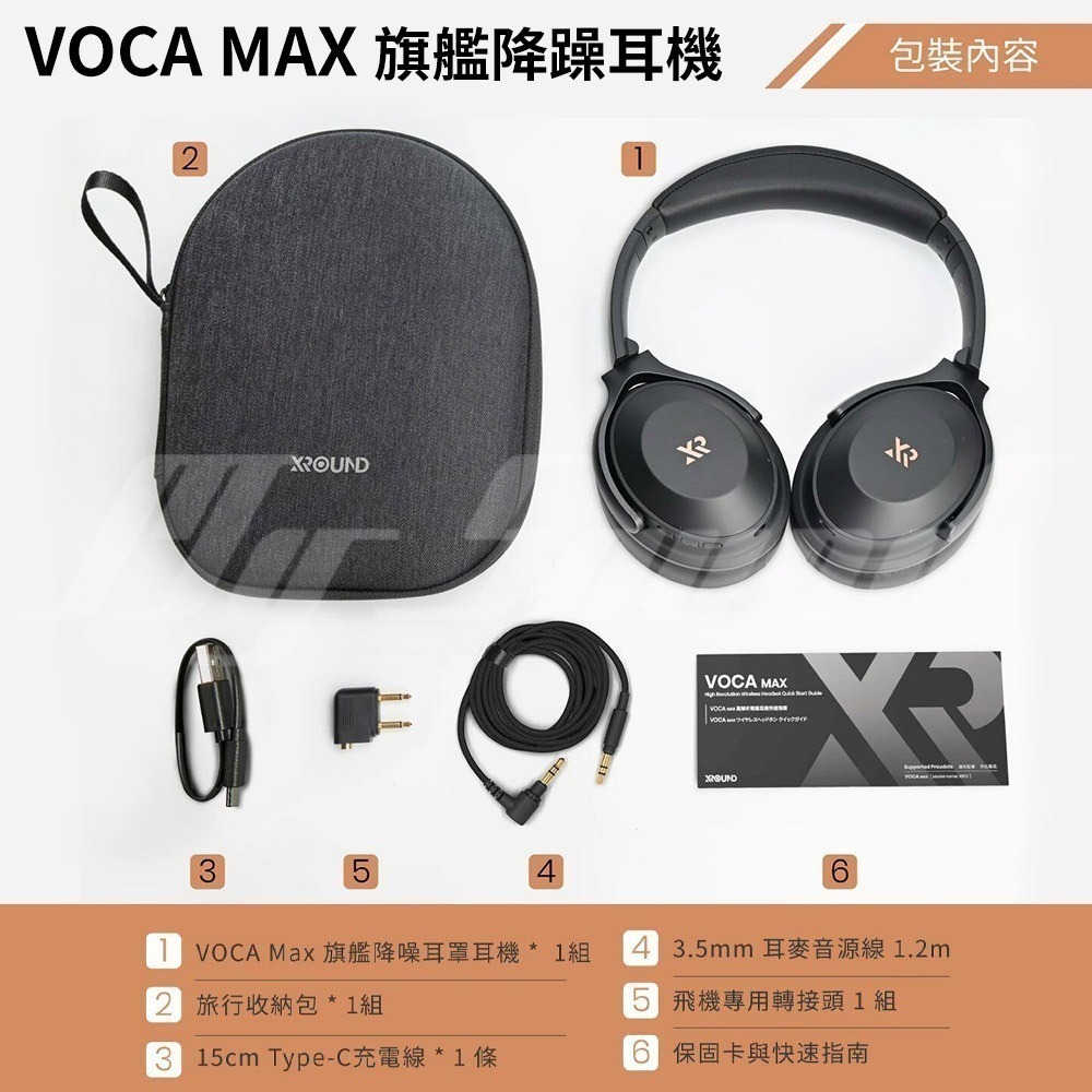 XROUND VOCA MAX 旗艦降噪耳罩耳機-細節圖11