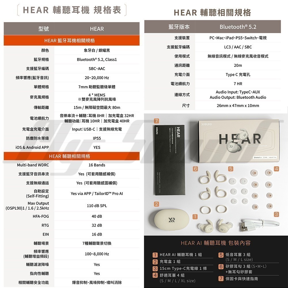 XROUND HEAR AI 輔聽真無線耳機-細節圖11