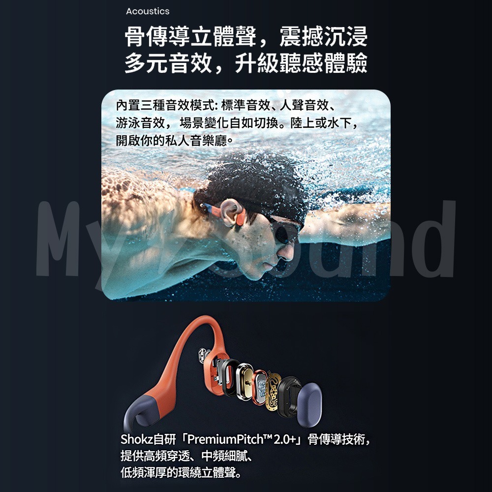 SHOKZ OPENSWIM PRO旗艦級-水陸兩用專業運動耳機TG-SHO-S710-細節圖9