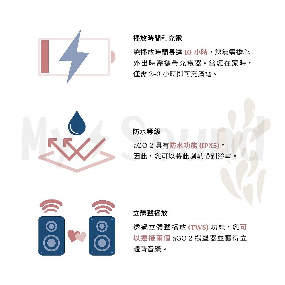 Kreafunk aGO 2藍牙喇叭-細節圖4