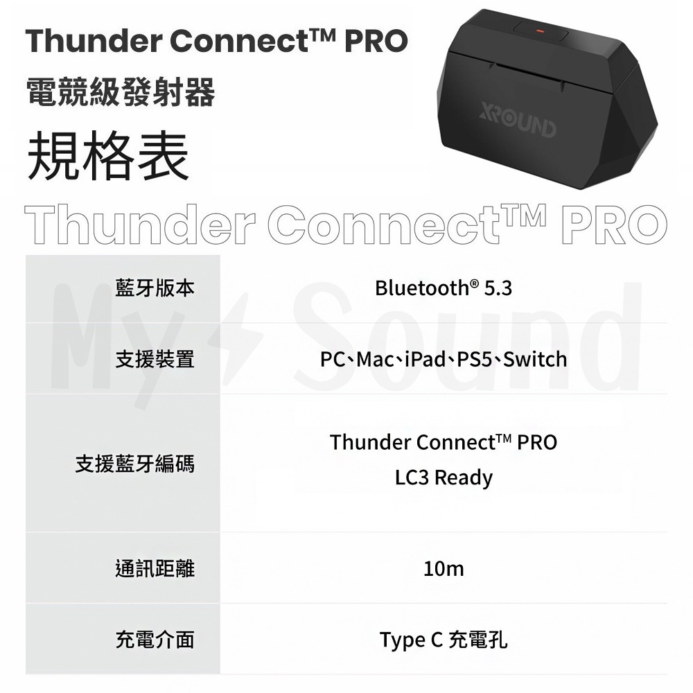 XROUND Thunder Connect™ PRO 電競發射器-細節圖6