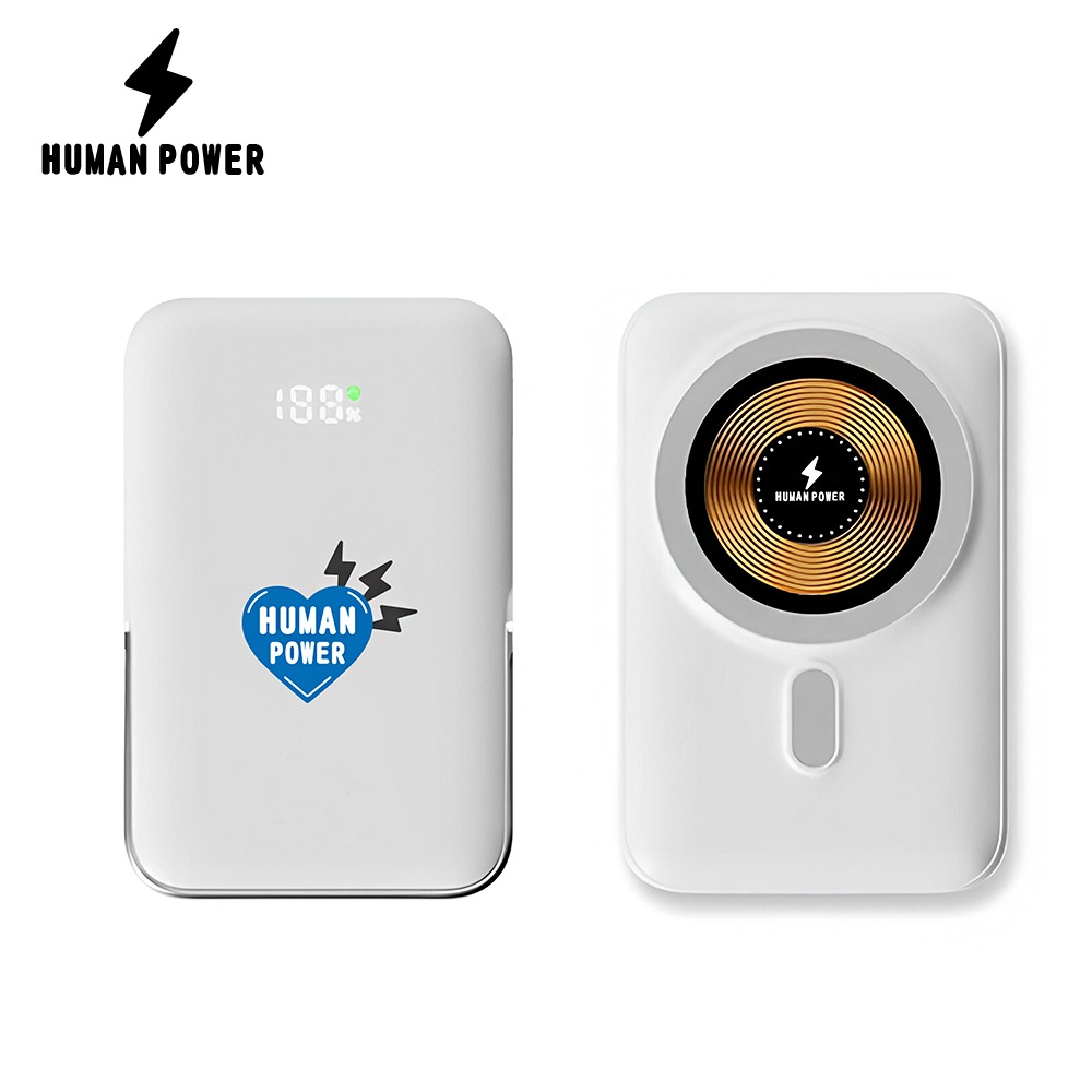 HUMAN POWER 10000mAh 磁吸無線行動電源 【38.5Wh機身標示】-細節圖4