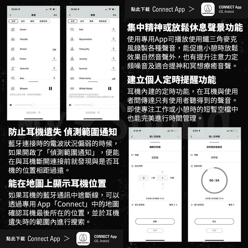 鐵三角 ATH-CKS50TW2 重低音降噪真無線耳機+HUMAN POWER 磁吸無線行動電源-細節圖4
