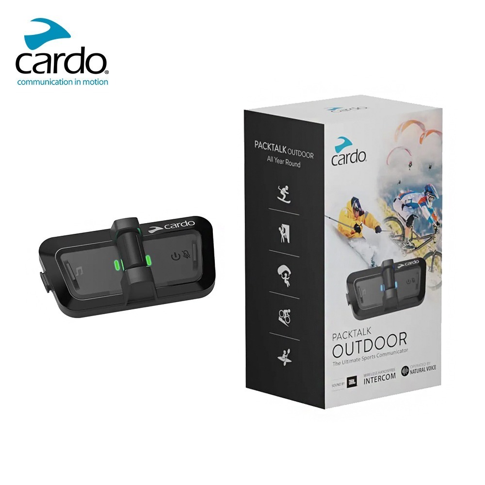 Cardo PACKTALK OUTDOOR 戶外運動通訊藍牙耳機 滑雪對講機 適用滑雪、攀岩、騎車、越野-規格圖2