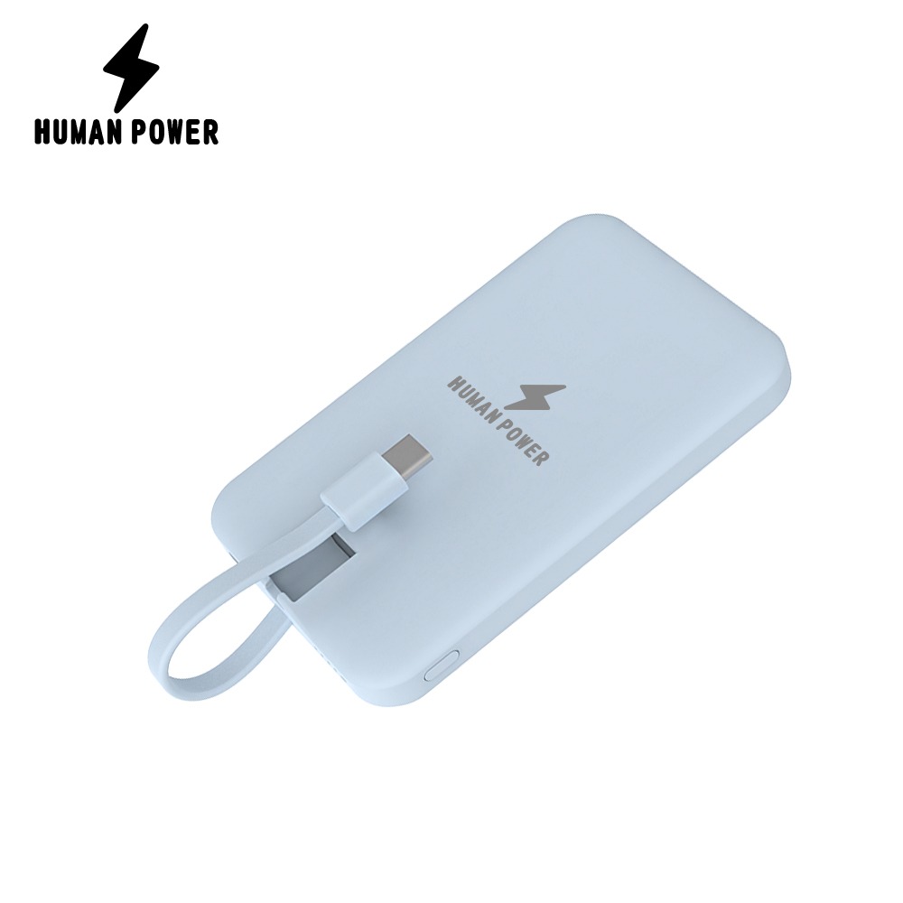HUMAN POWER 5000mAh 半固態磁吸無線行動電源/自帶USB-C線-規格圖5