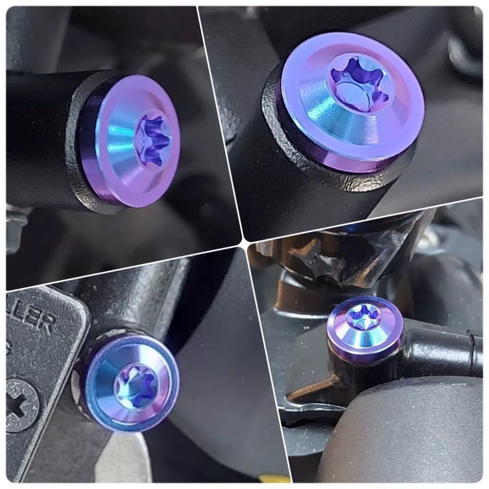 【現貨🔥正鈦】VJR 後照鏡螺絲 VJR125 後視鏡螺絲 NEW VJR TCS 4V 鈦螺絲 正鈦螺絲 鈦合金螺絲-細節圖4