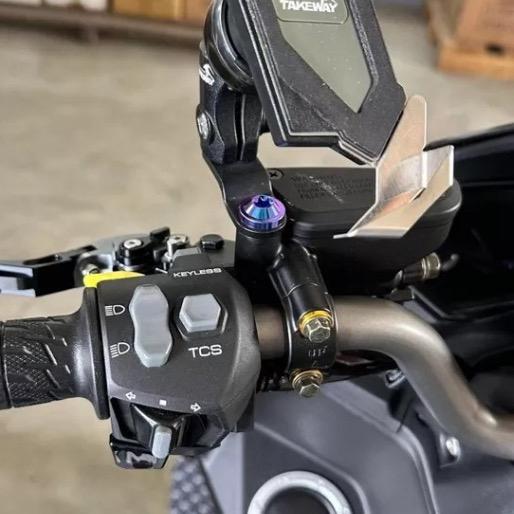 【現貨🔥正鈦】YAMAHA AUGUR 155 後照鏡螺絲 後視鏡螺絲 螺絲 鈦螺絲 正鈦螺絲 鈦合金螺絲 改裝 精品-細節圖5