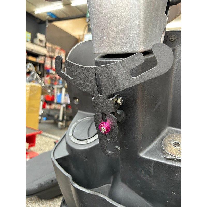 【現貨🔥好安裝】光陽 KYMCO 新豪邁 Y架 豪邁125 新豪邁 125 Y型掛鉤 機車Y架 改裝 掛鉤 掛勾 飲料架-細節圖5