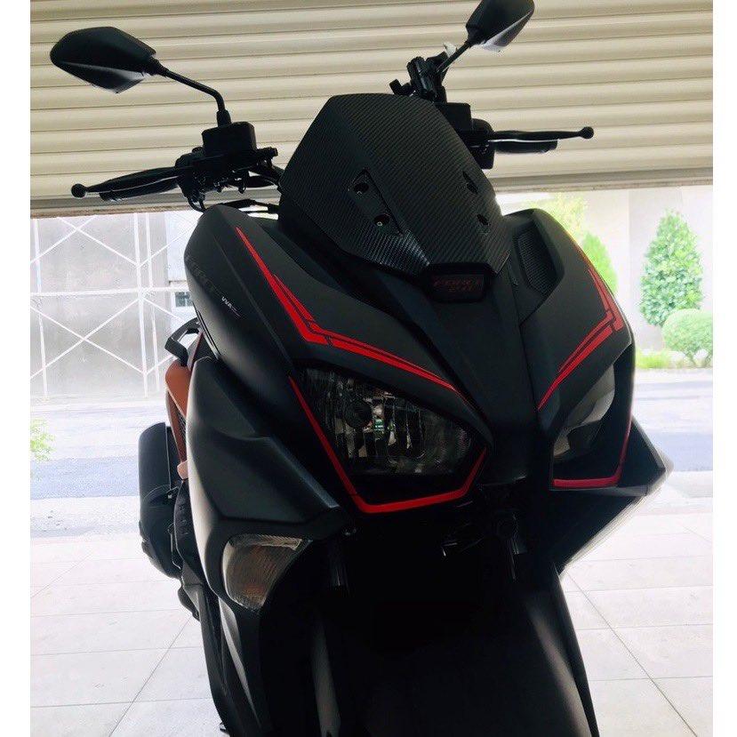 【現貨🔥好貼】yamaha force 2.0 彩貼 燈眉 機車貼紙 保護貼 大燈 貼膜 日行燈 force2.0 改裝-細節圖6