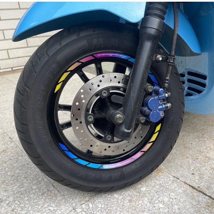 【現貨🔥好貼 黏性佳】機車輪框貼 yamaha bws水冷 輪框貼紙 bws輪框 彩貼 bws 水冷 改裝 車貼 輪框貼-細節圖3