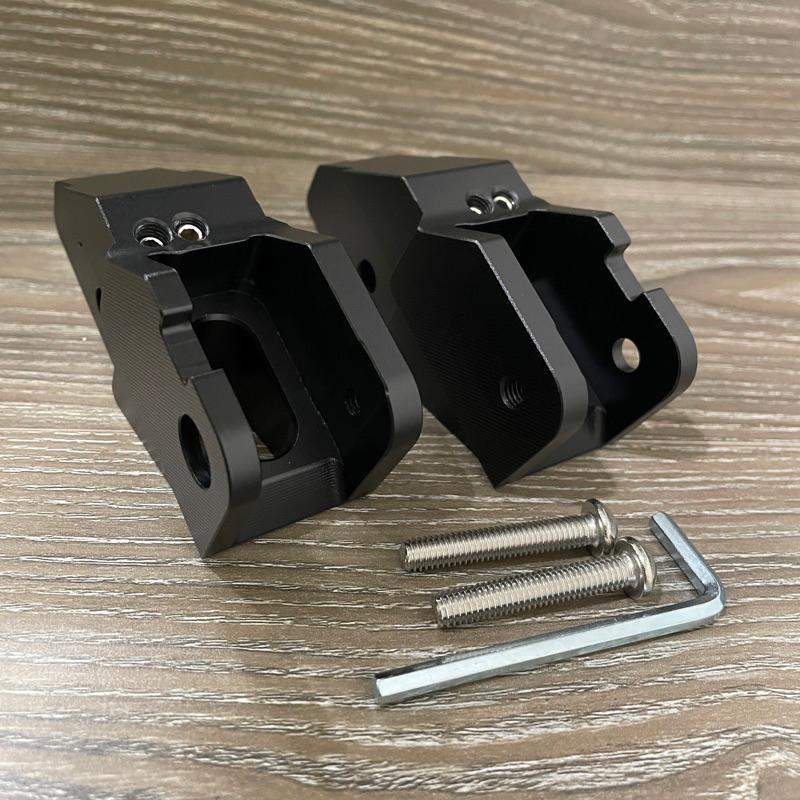 【現貨🔥專用】鋁合金 踏板後移 SYM KRN BT 125 腳踏後移 三陽 麒麟 腳踏板 後座 腳踏外移 飛旋踏板後移-細節圖2