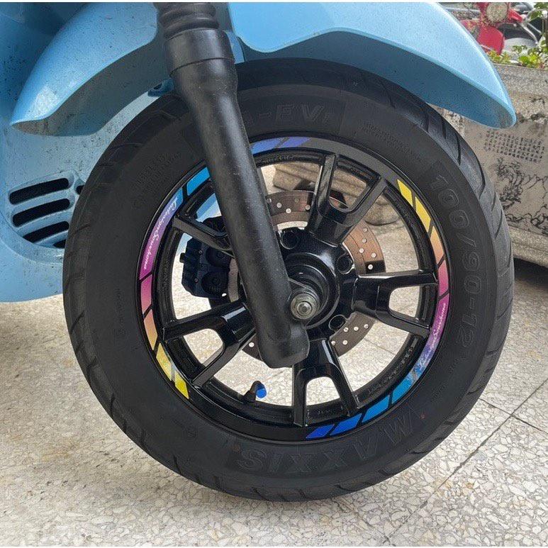 【現貨🔥反光】4mica 輪框貼 4mica 螞蟻 彩貼 4mica 改裝 三陽4mica 150 保護貼 車貼 輪框貼-細節圖5