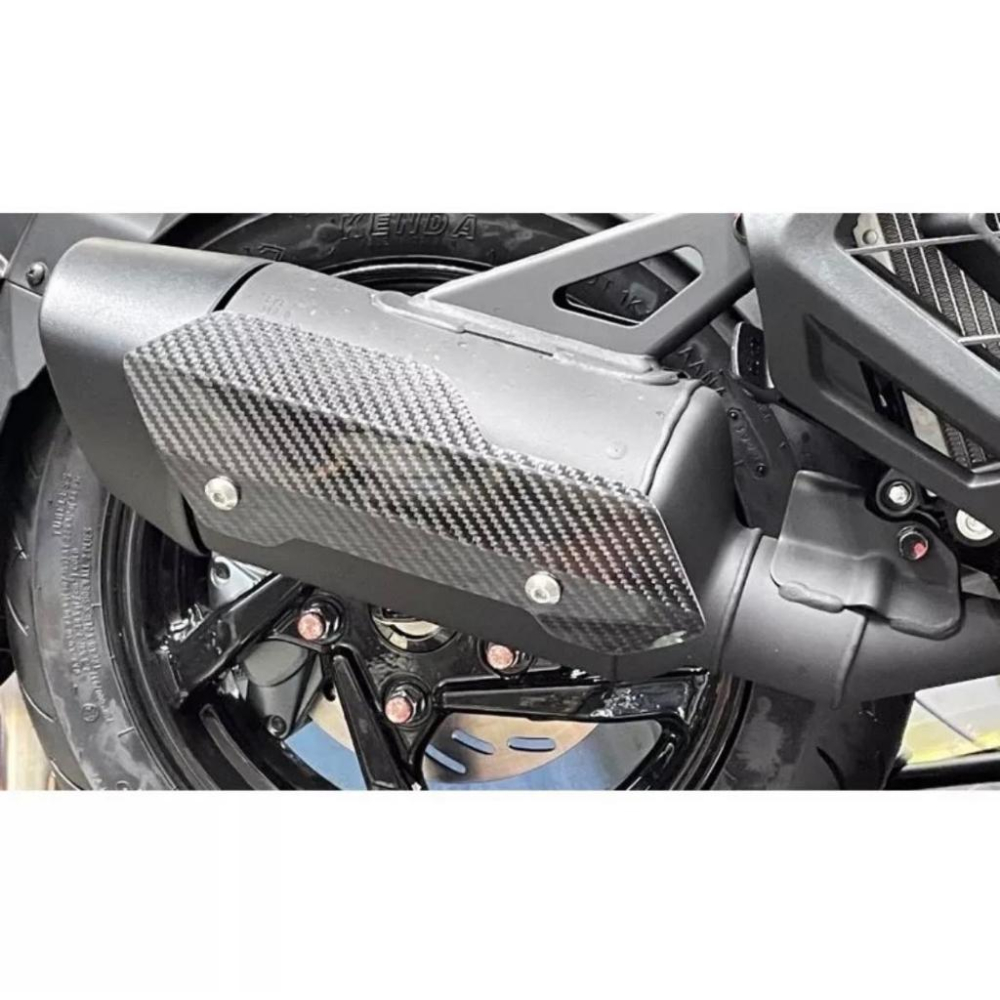 【現貨🔥直上免鑽】SYM JET S SR SL 防燙蓋 三陽 排氣管防燙蓋 排氣管護蓋 裝飾 防燙片 排氣管 改裝-細節圖4