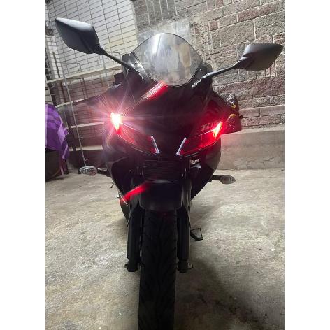 【好安裝🔥贈子母扣】r15v3大燈護片 r15 v3 改裝 r15 大燈護片 r15v3 方向燈 車燈R15V3 R15-細節圖5