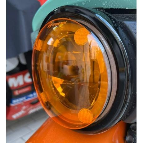 【現貨免運🔥贈子母扣 好安裝】sym krn BT 大燈護片 krn 麒麟 燈 krn 大燈 krn bt 125 精品-細節圖2