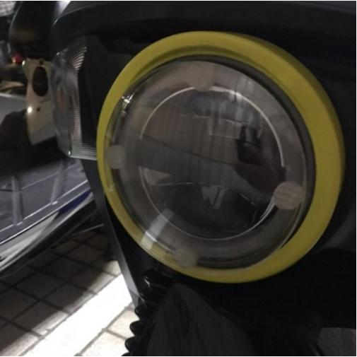 【現貨免運🔥贈子母扣 好安裝】sym krn BT 大燈護片 krn 麒麟 燈 krn 大燈 krn bt 125 精品-細節圖4