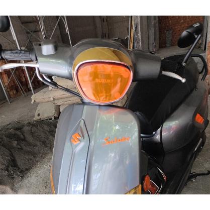 【現貨免運🔥好安裝】saluto 大燈護片 防刮 燈殼 suzuki saluto 125 改裝 配件 saluto大燈-細節圖4