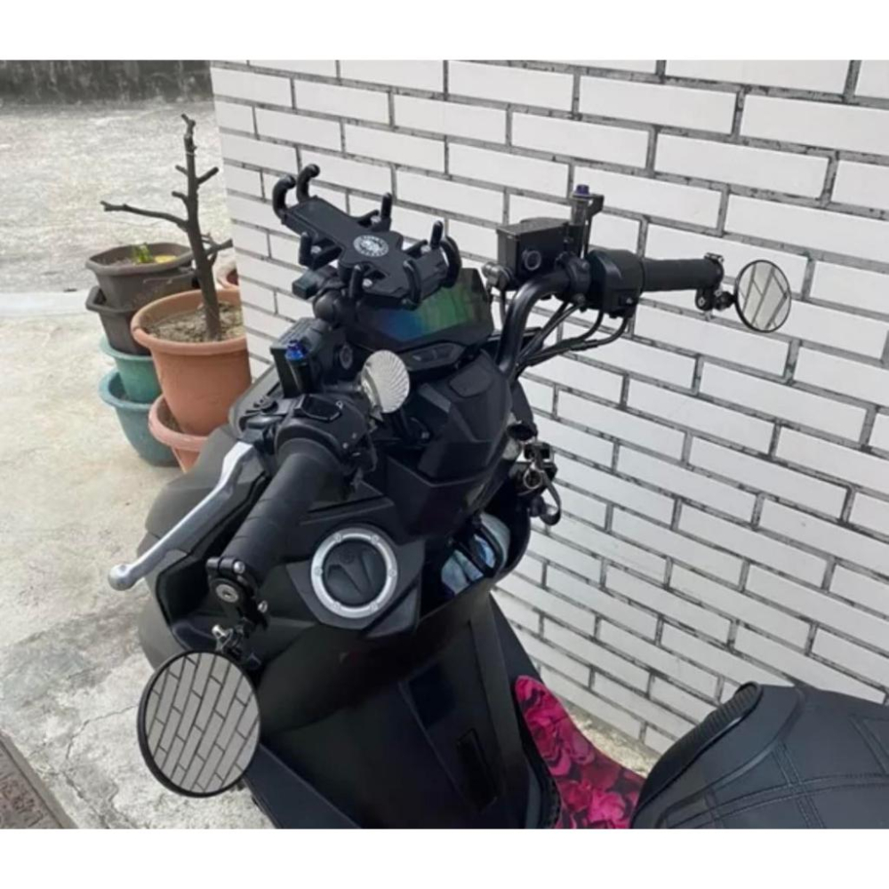 【現貨🔥可摺疊】照後鏡 機車端子鏡 小圓鏡 端子 後照鏡 手把鏡 FORCE DRG GOGORO 勁戰 KRV 照後鏡-細節圖2