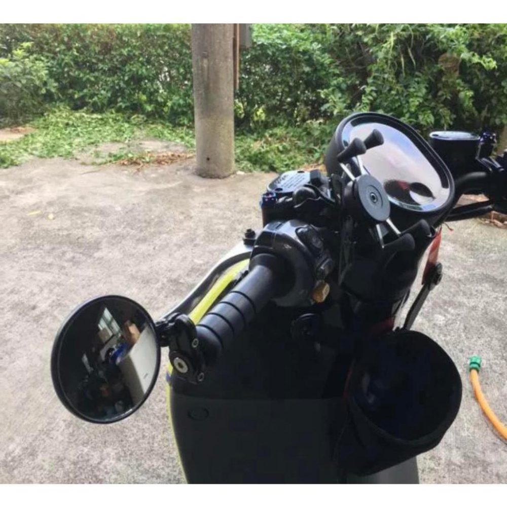 【現貨🔥可摺疊】照後鏡 機車端子鏡 小圓鏡 端子 後照鏡 手把鏡 FORCE DRG GOGORO 勁戰 KRV 照後鏡-細節圖4