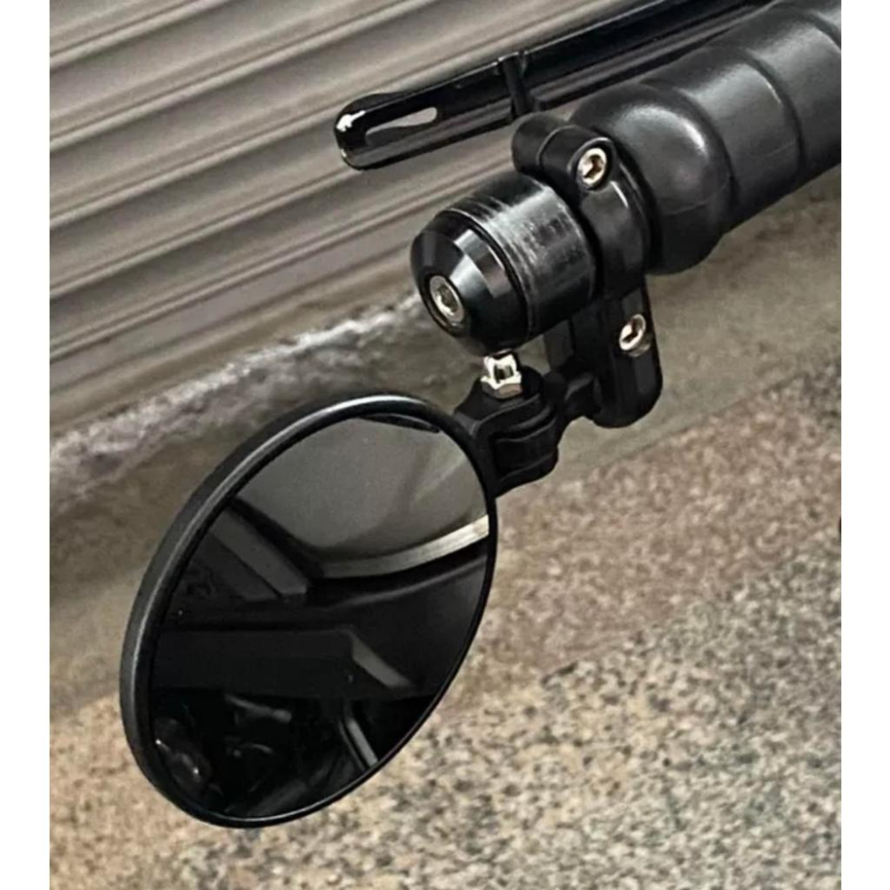 【現貨🔥可摺疊】機車端子鏡 GOGORO 小圓鏡 端子 後照鏡 手把鏡 DRG BWS 勁戰 FORCE 擋車 照後鏡-細節圖3