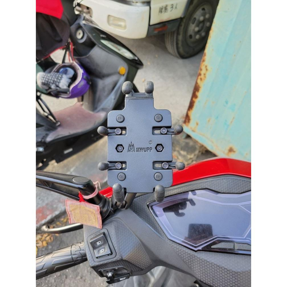 【現貨🔥贈防盜鎖】MWUPP 五匹手機架 減震 摩托車手機支架 機車手機架 gogoro2 krv drg mmbcu-細節圖6