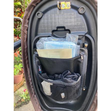 【現貨🔥贈螺絲】光陽 車廂置物袋 新名流機車收納袋 many gp125 雷霆s vjr125 車廂置物袋 機車置物袋-細節圖2