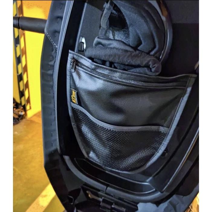 【直上🔥免鑽孔】車廂置物袋 force 2.0 置物袋 force2.0 改裝 機車收納袋 force2機車置物袋-細節圖3