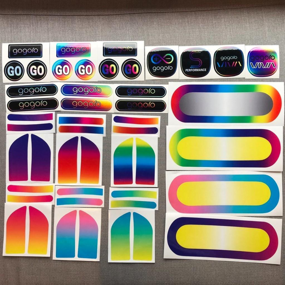 【現貨✨好貼】gogoro2反光貼紙 彩貼 delight 貼膜 犀牛皮 gogoro S2儀錶貼 儀表貼 車貼 螢幕貼-細節圖2