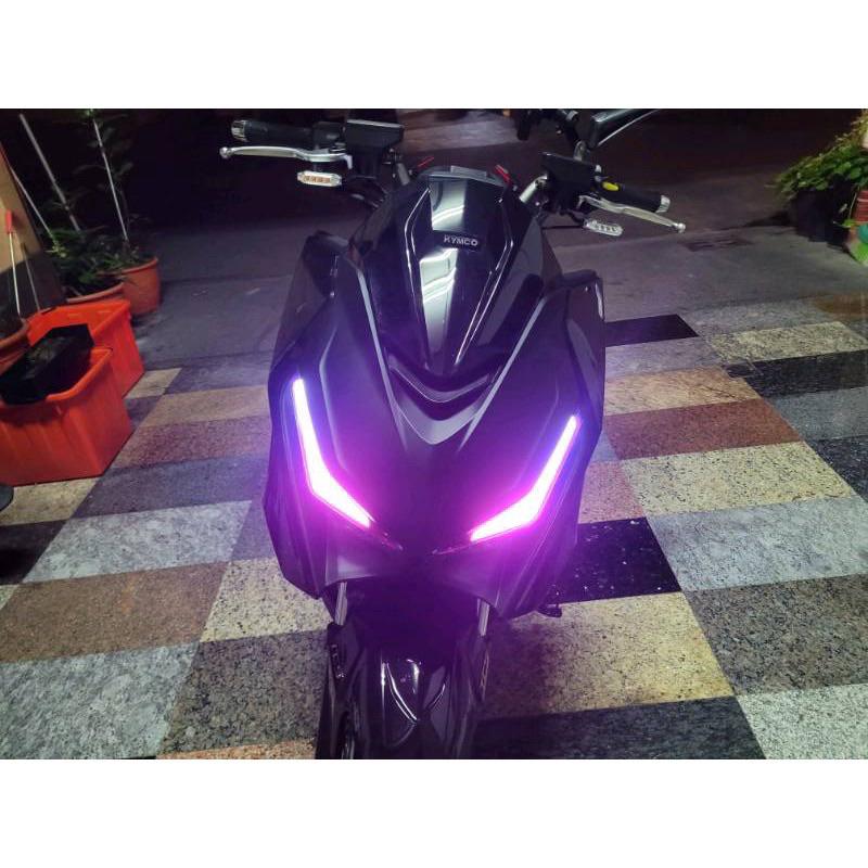 【直上免裁🔥現貨】krv 燈眉 貼膜 krv 彩貼 krv眉燈貼 車貼 保護貼 反光貼紙 krv 燈眉貼 燈眉 眉燈貼-細節圖3