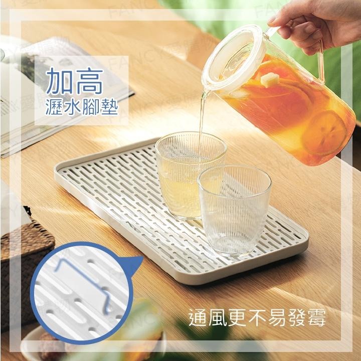 Fancy愛購物🛍️【台灣公司現貨 多功能瀝水盤】瀝水器 廚房托盤 水果盤 廚房托盤茶盤 水果托盤 茶碗托盤 茶杯盤-細節圖3