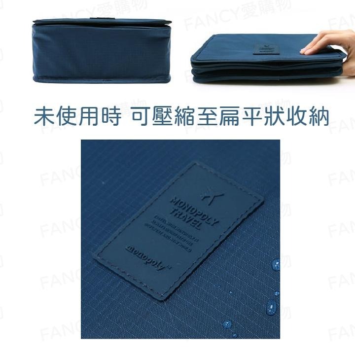 【FANCY愛購物 掛式旅行洗漱包】洗漱包 收納包 化妝包 旅行包 彩妝包 收納包 旅行收納 旅遊收納-細節圖7