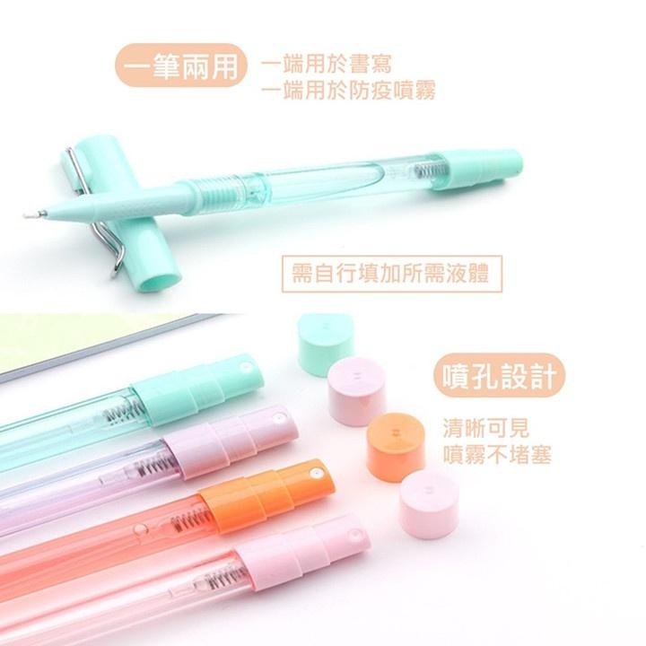 【台灣現貨滿額免運 防疫噴霧筆】防疫 自帶噴霧 中性筆 特價出清-細節圖3