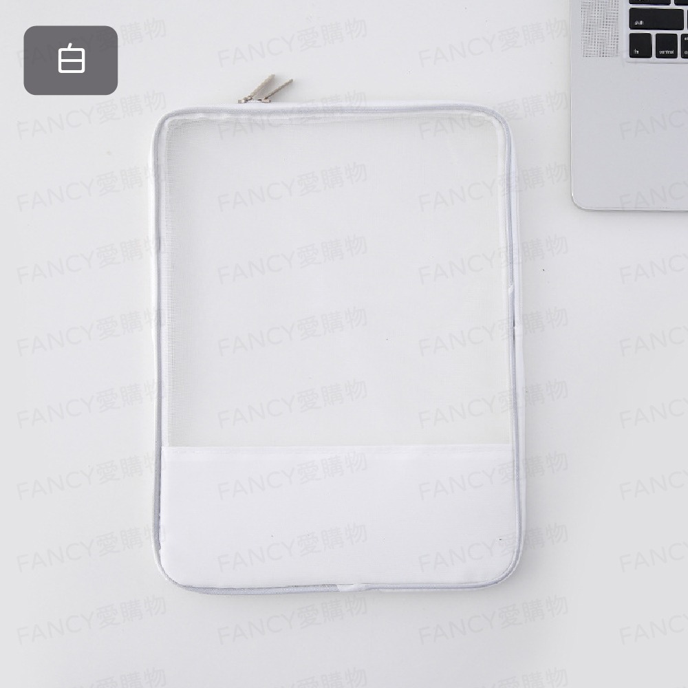 【台灣現貨滿額免運 尼龍文件袋】耐用透明好收納 適合收納文具 書本 文件-規格圖6