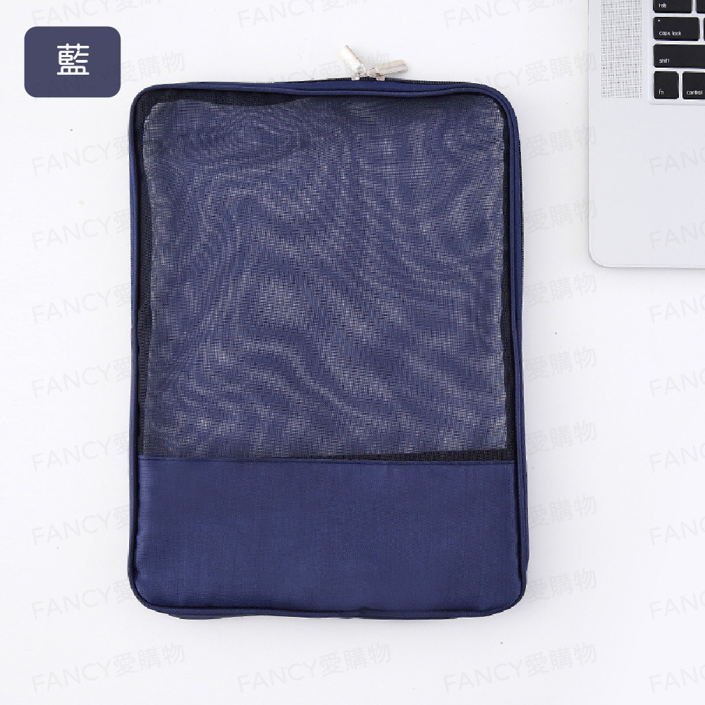 【台灣現貨滿額免運 尼龍文件袋】耐用透明好收納 適合收納文具 書本 文件-規格圖6