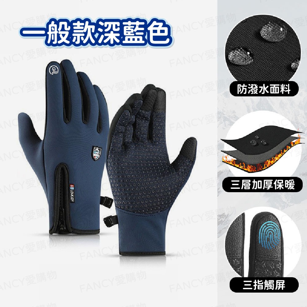 【台灣現貨滿額免運 防寒抗凍手套】機車手套 觸控手套 保暖手套 防風手套 防潑水 防寒手套 騎車手套 騎士手套-規格圖6