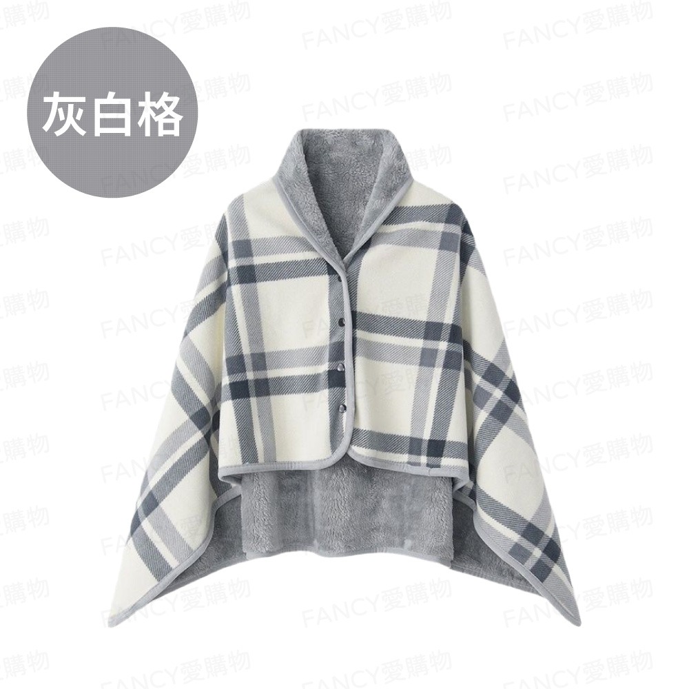 【台灣現貨滿額免運 保暖披肩毯】披肩毯 蓋毯 毛毯 午睡毯 法蘭絨 披風毛毯 保暖 冬天 披肩 禦寒抗凍-規格圖6