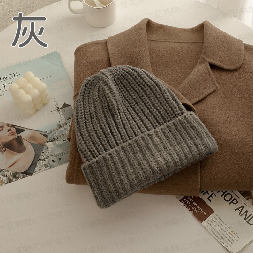 【台灣現貨滿額免運 經典保暖毛線帽】包頭帽 秋冬 毛帽 日本短毛帽 秋冬帽子 保暖帽 針織帽 針織帽子 保暖帽子-規格圖6